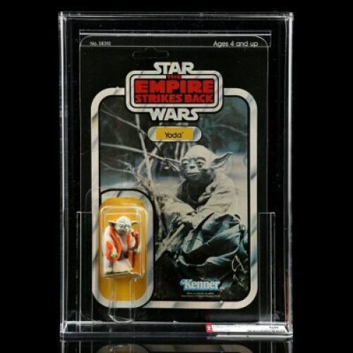 Lot # 209 - Yoda (with Orange Snake) ESB32B AFA 60 [Kazanjian Collection]