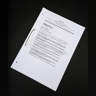 Lot # 5 - ALIEN VS. PREDATOR - Revised Script Pages