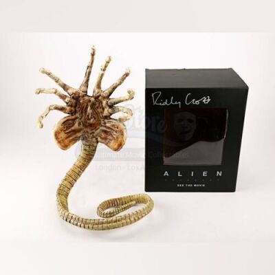 Lot # 6 - ALIEN: COVENANT - Ridley Scott Autographed Face Hugger