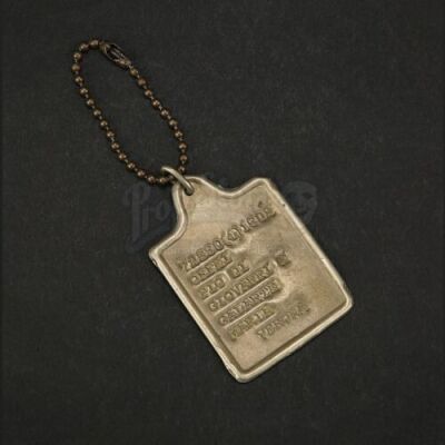 Lot # 33 - CAPTAIN CORELLI'S MANDOLIN - Dog Tag