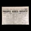 Lot # 34 - CHICAGO - "Pineapple Heiress Massacre" Newspaper