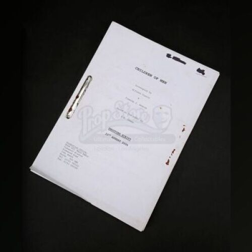 Lot # 36 - CHILDREN OF MEN - Production-Used Script