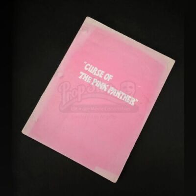 Lot # 44 - CURSE OF THE PINK PANTHER - Production-Used Script