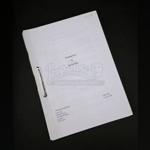 Lot # 69 - ELIZABETH - Production-Used Script