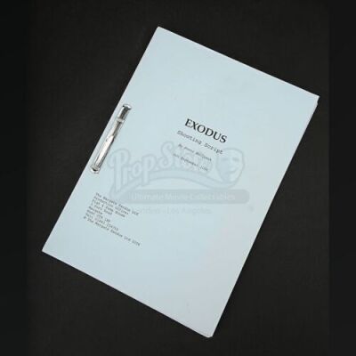 Lot # 76 - EXODUS: GODS AND KINGS - Shooting Script