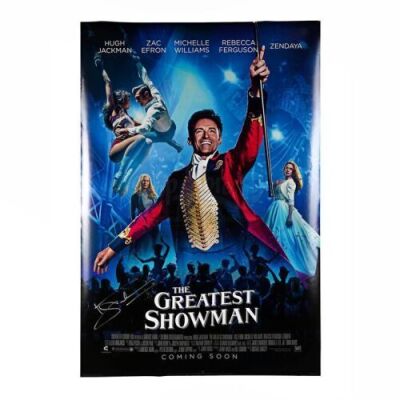 Lot # 94 - GREATEST SHOWMAN, THE - Hugh Jackman Signed US 1 Sheet Poster