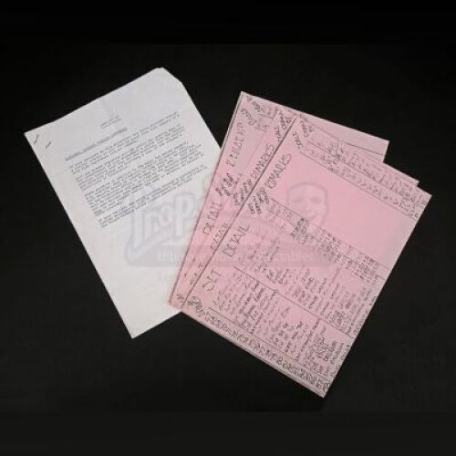 Lot # 127 - LABYRINTH - Set Detail Paperwork