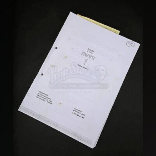 Lot # 138 - MUMMY RETURNS, THE - Production-Used Script