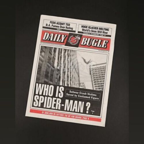 Lot # 168 - SPIDER-MAN - Daily Bugle Newspaper Cover