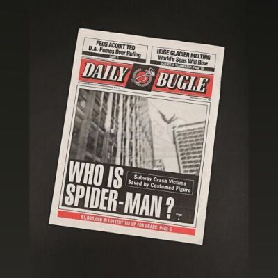 Lot # 168 - SPIDER-MAN - Daily Bugle Newspaper Cover