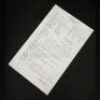 Lot # 172 - STAR WARS - EP IV - A NEW HOPE - Death Star Garbage Call Sheet