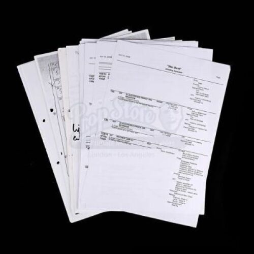 Lot # 176 - STARDUST - Shooting Schedule