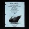 Lot # 184 - TITANIC - Crew Screening Ticket