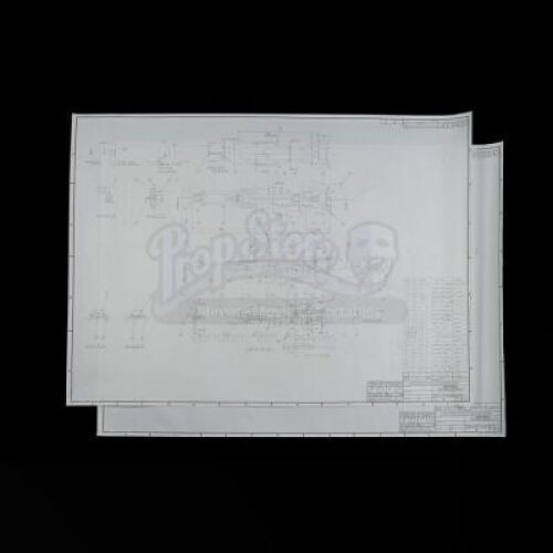 Lot # 160 - Kenner "Rocket Bike" (Speeder Bike) Blueprints