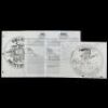 Lot # 163 - Boba Fett Coin Sign Off Sheets