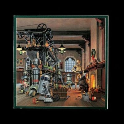 Lot # 733 - Star Wars Santa's Workshop Christmas Card
