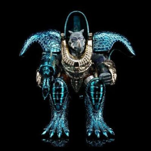 Lot # 583 - Hand-Painted Unproduced Metal Mutant Rocksteady Protomolded Prototype