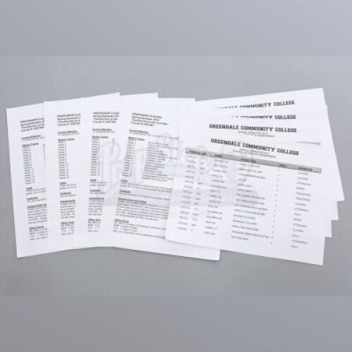 Lot # 62 - S3E18 - "Course Listing Unavailable": Five Dean Pelton (Jim Rash) Semester Course Lists & Syllabi 03