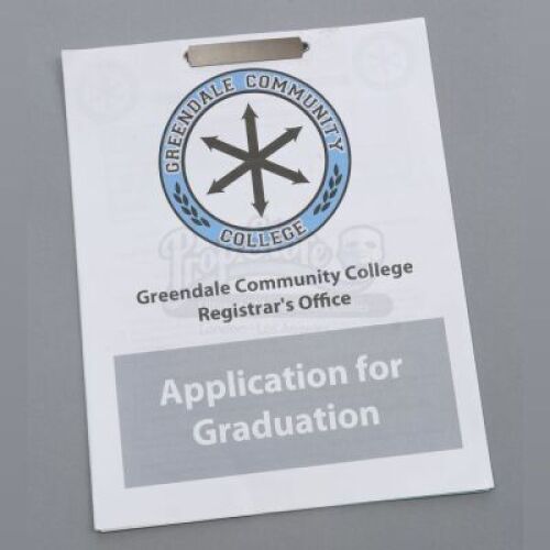 Lot # 89 - S4E11 - "Advanced Introduction To Finality": Jeff Winger (as portrayed by Joel McHale) Application For Graduation