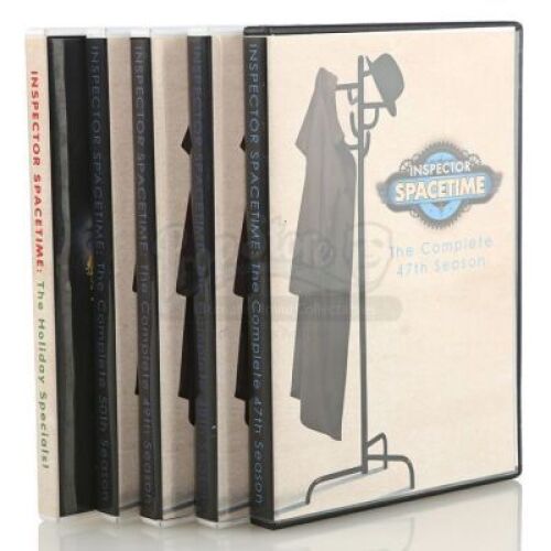 Lot # 102 - Various Episodes: Five Abed Nadir (as portrayed by Danny Pudi) Inspector Spacetime DVD Cases