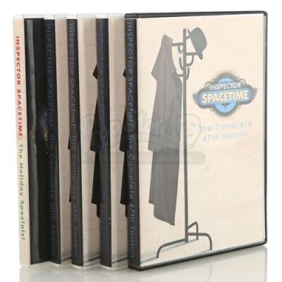 Lot # 102 - Various Episodes: Five Abed Nadir (as portrayed by Danny Pudi) Inspector Spacetime DVD Cases