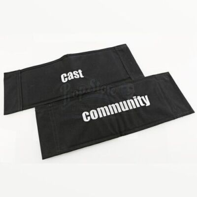 Lot # 116 - Various Episodes: Two Cast Chairbacks