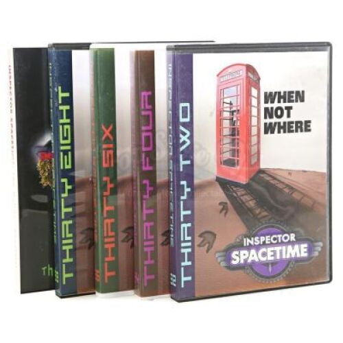 Lot # 118 - Various Episodes: Five Abed Nadir (as portrayed by Danny Pudi) Inspector Spacetime DVD Cases
