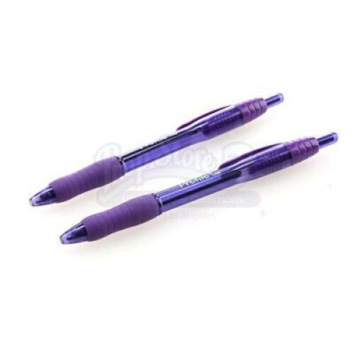 Lot # 124 - Various Episodes: Two Annie Edison's (as portrayed by Alison Brie) Purple Pens