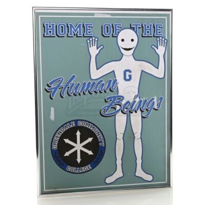 Lot # 133 - Various Episodes: Craig Pelton's (as portrayed by Jim Rash) Human Beings Framed Print