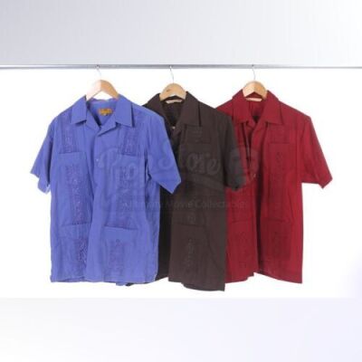 Lot # 150 - Various Episodes: Three Ben Chang (as portrayed by Ken Jeong) Button-Up Shirts