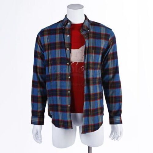 Lot # 151 - Various Episodes: Abed Nadir's (as portrayed by Danny Pudi) Blue Flannel and Shirt