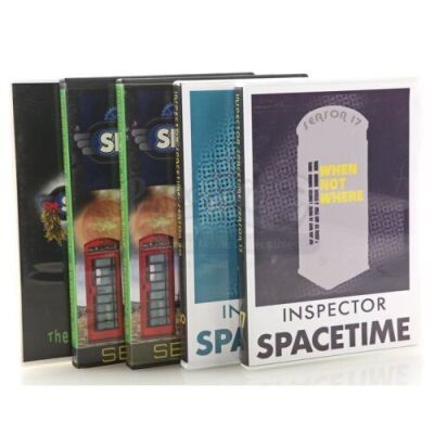 Lot # 154 - Various Episodes: Five Abed Nadir (as portrayed by Danny Pudi) Inspector Spacetime DVD Cases