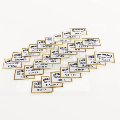 Lot # 167 - Various Episodes: Gold Custodial Department Patches