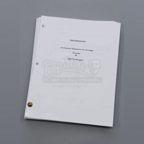 Lot # 172 - S6E03 - " Queer Studies and Advanced Waxing": Matt Lundergard's (as portrayed by Jason Mantzoukas) "The Karate Kid" Stageplay Script