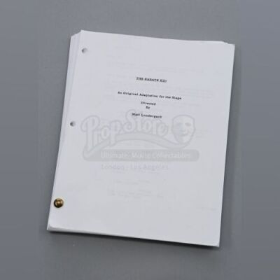 Lot # 172 - S6E03 - " Queer Studies and Advanced Waxing": Matt Lundergard's (as portrayed by Jason Mantzoukas) "The Karate Kid" Stageplay Script