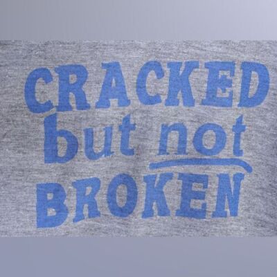 Lot # 196 - S5E03 - "Basic Intergluteal Numismatical": Three "Cracked But Not Broken" T-Shirts