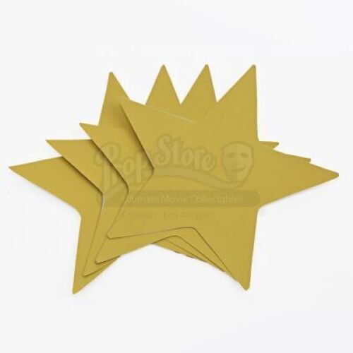 Lot # 210 - S6E01 - "Ladders": Four Spare Yellow Stars