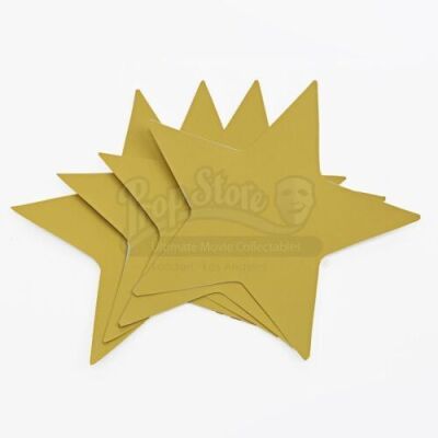 Lot # 210 - S6E01 - "Ladders": Four Spare Yellow Stars