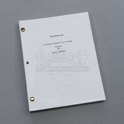 Lot # 225 - S6E03 - " Queer Studies and Advanced Waxing": Matt Lundergard's (as portrayed by Jason Mantzoukas) "The Karate Kid" Stageplay Script