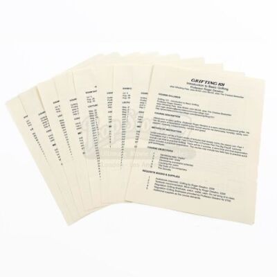 Lot # 236 - S6E09 - "Grifting 101": Seven "Grifting 101" Syllabi