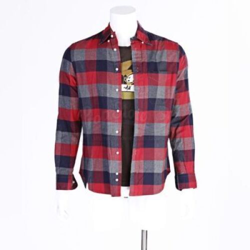 Lot # 292 - S6E09 - "Grifting 101": Abed Nadir's (as portrayed by Danny Pudi) Red and Brown Flannel and Shirt