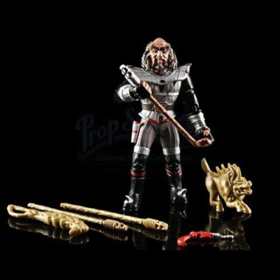 Lot # 543 - Hand-Painted Klingon Hardcopy With Accessories
