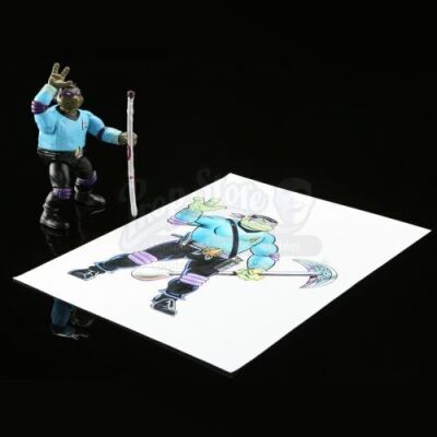 Lot # 586 - Unproduced First Officer Donatello Star Trek Hardcopy With Copy Of Original Design Sheet
