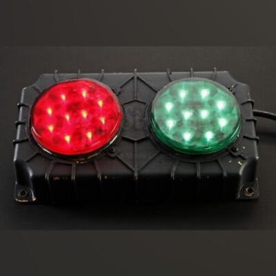 PACIFC RIM - Red and Green Wall Light Box