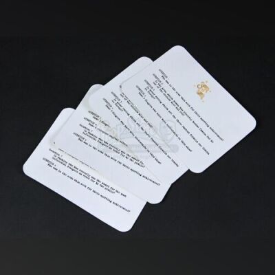 RUSH - Game Show Host Cards (RP112)