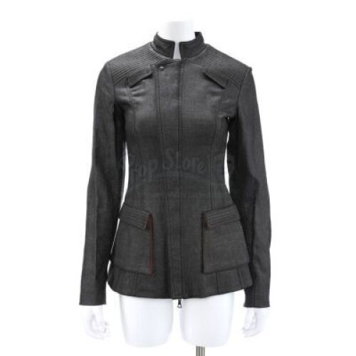 Lot # 49 - Divergent (2014): Beatrice "Tris" Prior's Erudite Trip Jacket and Tank Top