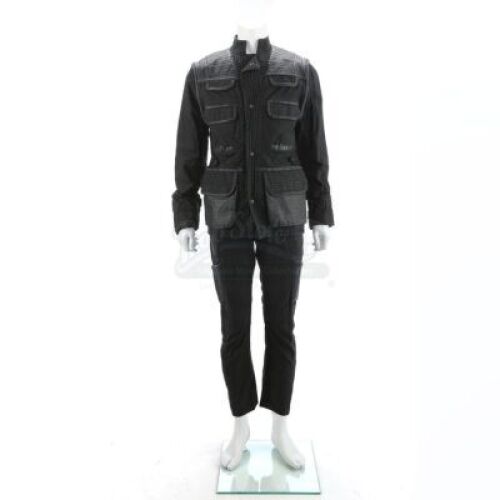 Lot # 56 - Divergent (2014): Will's Erudite Mutiny Jacket, T-Shirt and Stunt Pants