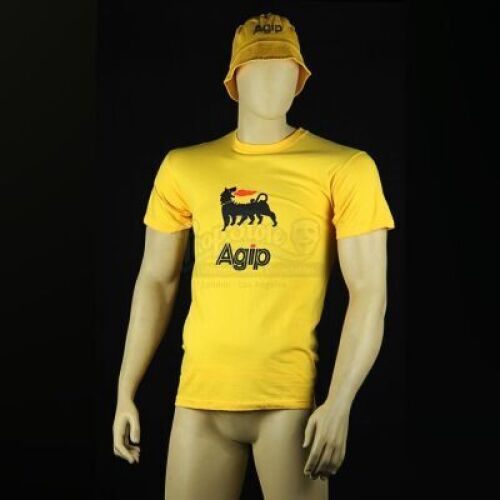 RUSH - Yellow Agip T-Shirt & Sun Hat (RP027)