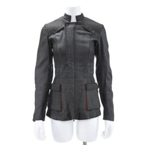 Lot # 58 - Divergent (2014): Beatrice "Tris" Prior's Final Simulation Test Stunt Jacket and Shirt