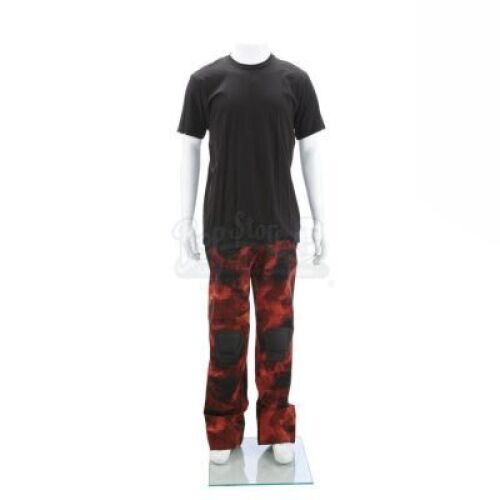 Lot # 285 - The Divergent Series: Allegiant (2016): Tobias "Four" Eaton's Red Fringe Mission T-Shirt and Tactical Pants